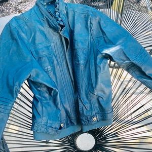 JouJou Blue Moto Jacket 2x
